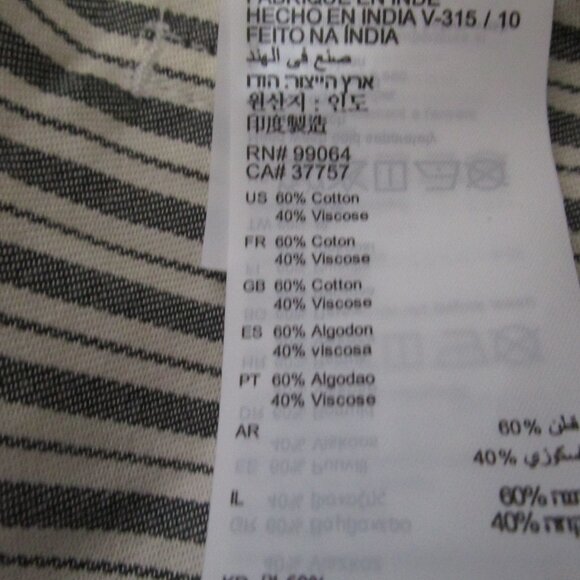 Billabong Wild Pursuit Romper in Gray Stripe Pattern Overalls Size Medium - Picture 12 of 14